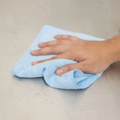 Carlisle 3633414 16" X 16" Blue Terry Microfiber Cleaning Cloth - 12/Case