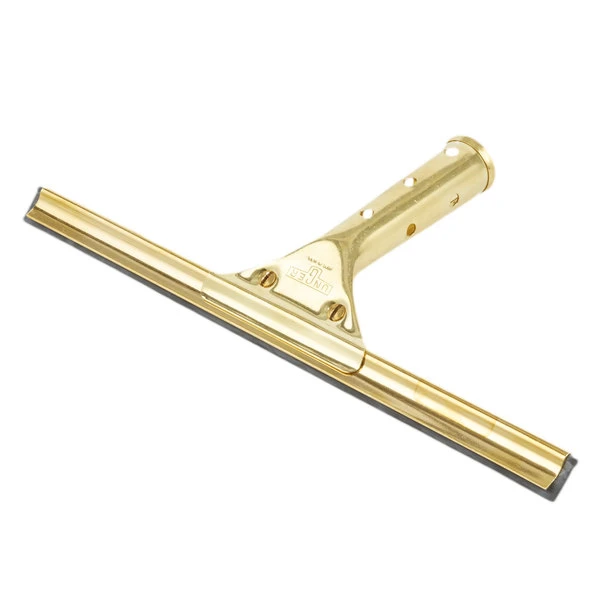 UngerĀ® Unger GS300 GoldenClip 12" Window Squeegee With Brass Handle - Image 3