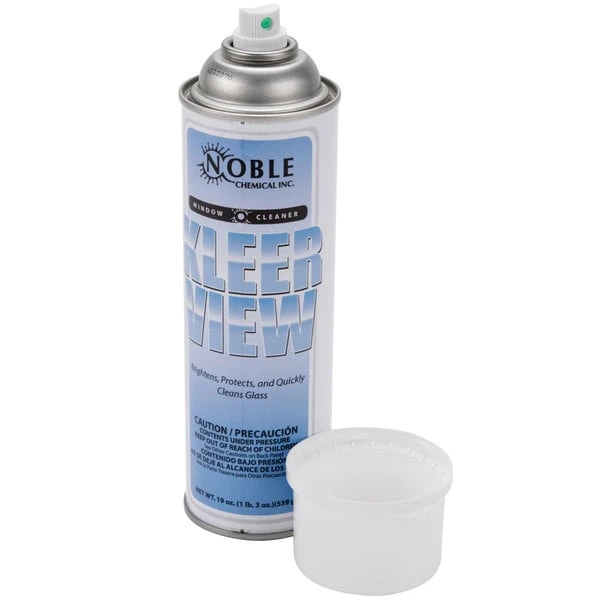 19 Oz. Noble Chemical Kleer View Glass Cleaner Aerosol (AMR A123) - Image 3