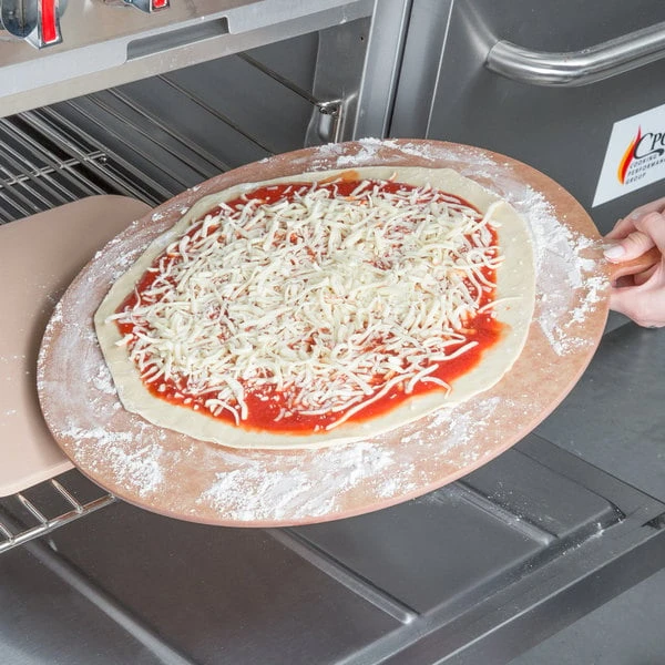 American Metalcraft 18" Round Pressed Natural Pizza Peel With 5" Handle MP1823 - Image 3