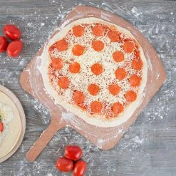 American Metalcraft 18" Square Pressed Natural Pizza Peel With 5" Handle MP1826