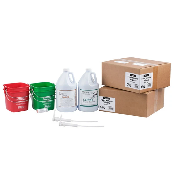 Noble Products 3 Qt. / 96 Oz. Cleaning And Sanitizing Kit - Image 2