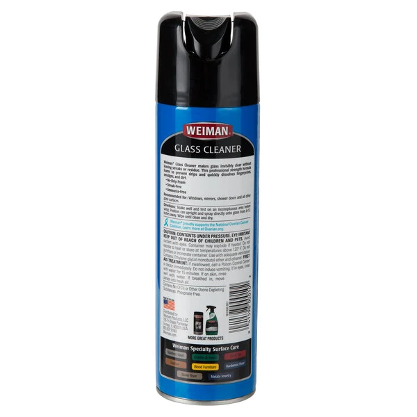 19 Oz. Weiman 10 Foaming Aerosol Glass Cleaner - Image 3
