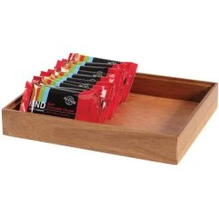 Frilich GET Enterprises WB-1292WD-UR Urban Renewal 12" X 9" X 2" Urban Rustic Rectangular Stackable Wood Display Box