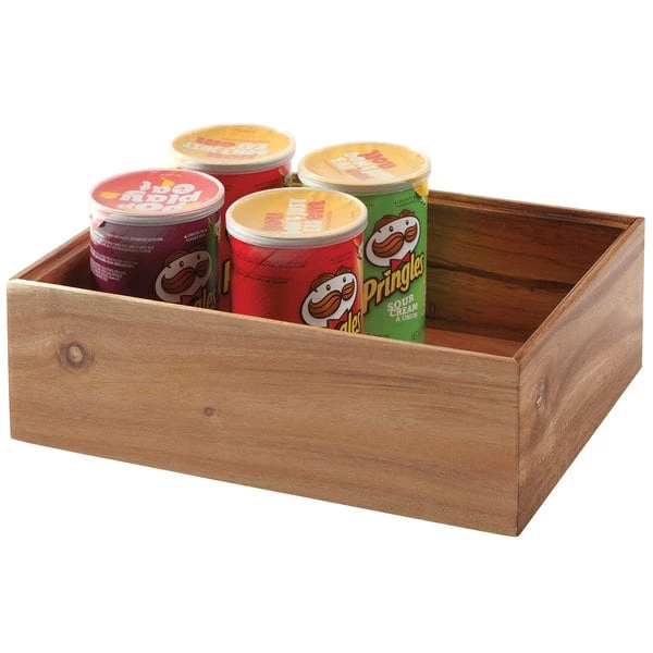 Frilich GET Enterprises WB-664WD-UR Urban Renewal 6" X 6" X 4" Urban Rustic Square Wood Display Box