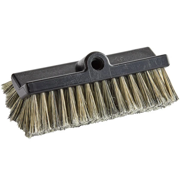 Carlisle 3649700 Sparta Flo Thru 10" Flagged Dual Surface Vehicle And Wall Cleaning Brush - Image 2
