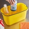 Rubbermaid FG9T8200YEL 10 Qt. Yellow Heavy Duty Pail
