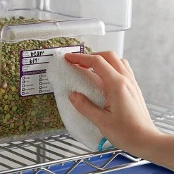 Puracycle 702443579869 Remarkable 9" X 7" White 100% Bamboo Multi-Purpose Microfiber Cloth - 2/Pack