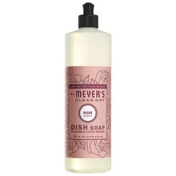 Mrs. Meyer's® Mrs. Meyer's Clean Day 347630 16 Oz. Rose Scented Dish Soap - 6/Case