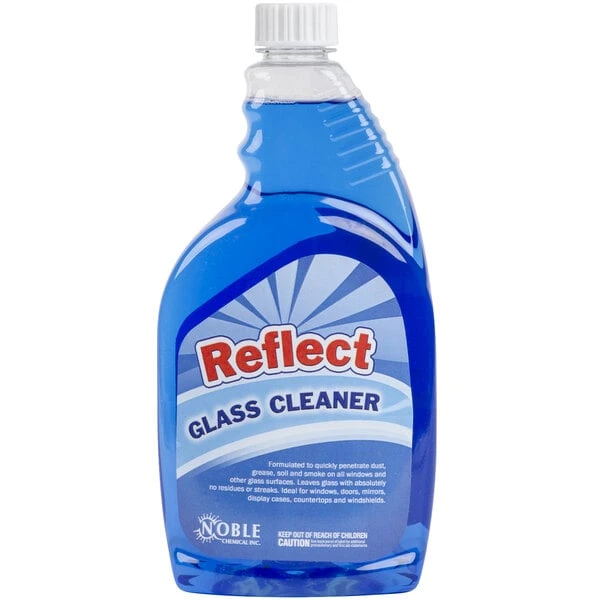 Noble Chemical Reflect 1 Qt. / 32 Oz. Glass / Multi-Surface Spray Cleaner - Image 3