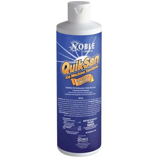 1 Pt. / 16 Oz. Noble Chemical QuikSan Ice Machine Sanitizer - Image 2