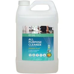ECOS PL9706/04 Pro 1 Gallon Orange Plus Scented All-Purpose Cleaner - 4/Case