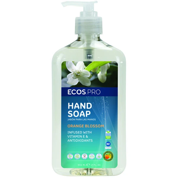 ECOS PL9484/6 Pro 17 Oz. Orange Blossom Scented Hand Soap With Pump - 6/Case