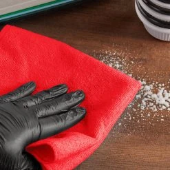 Lavex Janitorial 16" X 16" Red Microfiber General Purpose Cloth - 12/Pack