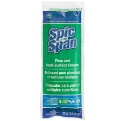 Spic And Span 02011 Floor And Multi-Surface Cleaner Concentrate Liquid Packet 3 Oz. - 45/Case