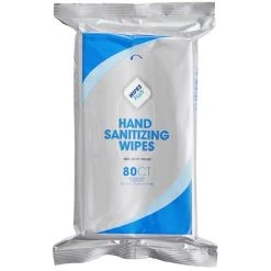 WipesPlus Alcohol Free Hand Sanitizing Wipes - 12/Case