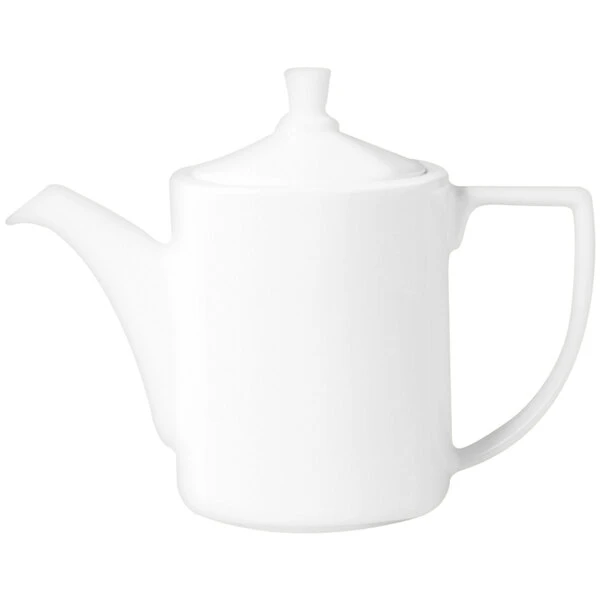 RAK Porcelain Ska 11.85 Oz. Ivory Porcelain Coffee Pot And Lid - 4/Case