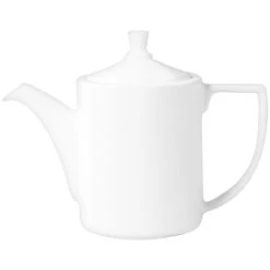 RAK Porcelain Ska 23.65 Oz. Ivory Porcelain Coffee Pot And Lid - 4/Case