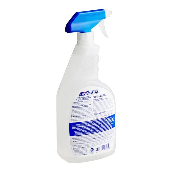 PURELL® Purell 3341-06-RTL 1 Qt. / 32 Oz. Fragrance Free Foodservice Surface Sanitizer - 6/Case - Image 2