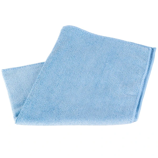 UngerĀ® Unger ME40B SmartColor MicroWipe 16" X 16" Blue UltraLite Microfiber Cleaning Cloth - 10/Pack - Image 3