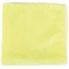 Unger® Unger ME40J SmartColor MicroWipe 16" X 16" Yellow UltraLite Microfiber Cleaning Cloth - 10/Pack
