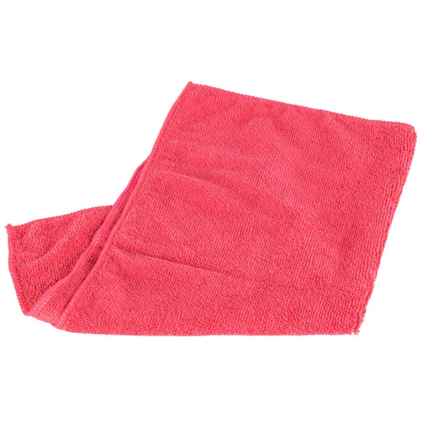 UngerĀ® Unger ME40R SmartColor MicroWipe 16" X 16" Red UltraLite Microfiber Cleaning Cloth - 10/Pack - Image 3