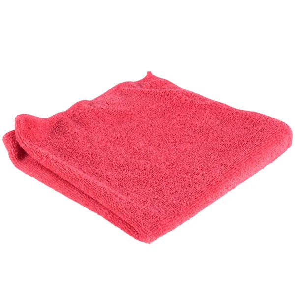 UngerĀ® Unger ME40R SmartColor MicroWipe 16" X 16" Red UltraLite Microfiber Cleaning Cloth - 10/Pack - Image 4