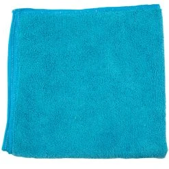 Unger® Unger MC40B SmartColor MicroWipe 16" X 16" Blue Light-Duty Microfiber Cleaning Cloth - 10/Pack