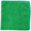 Unger® Unger MC400 SmartColor MicroWipe 16" X 16" Green Light-Duty Microfiber Cleaning Cloth - 10/Pack