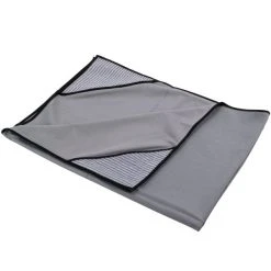 Unger® Unger MN60U Ninja MicroWipe 32" X 24" Gray And Black Premium Microfiber Cleaning Cloth