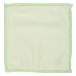 Unger® Unger MF10L MicroWipe Mini 4" X 4" Green Microfiber Glass Cleaning Cloth - 10/Pack