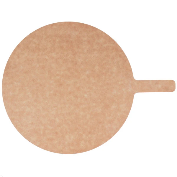 American Metalcraft 15" Round Pressed Natural Pizza Peel With 5" Handle MP1520 - Image 2