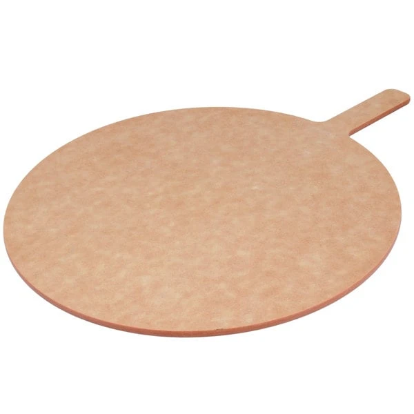 American Metalcraft 15" Round Pressed Natural Pizza Peel With 5" Handle MP1520 - Image 3